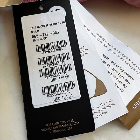 ViX Paula Hermanny Bikini Top. NWT - Picture 6 of 8